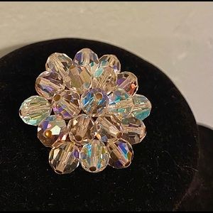 Vintage Rainbow Aurora Borealis pin